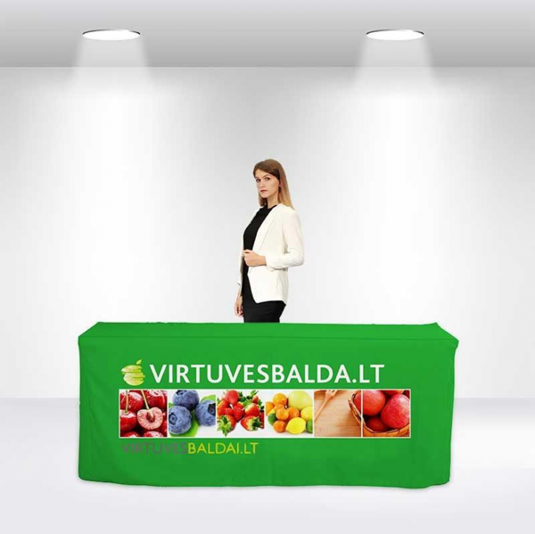 Fitted Table Covers Back with Slits