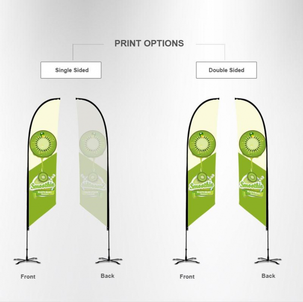 Advertising Flag - Angled