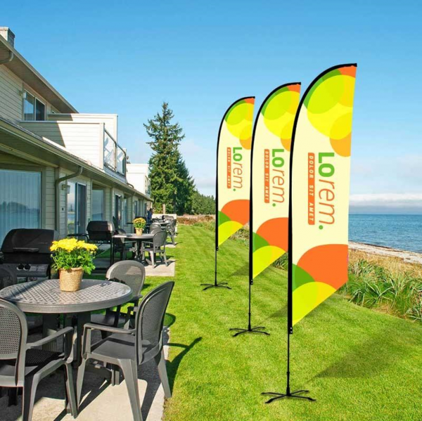 Advertising Flag - Angled