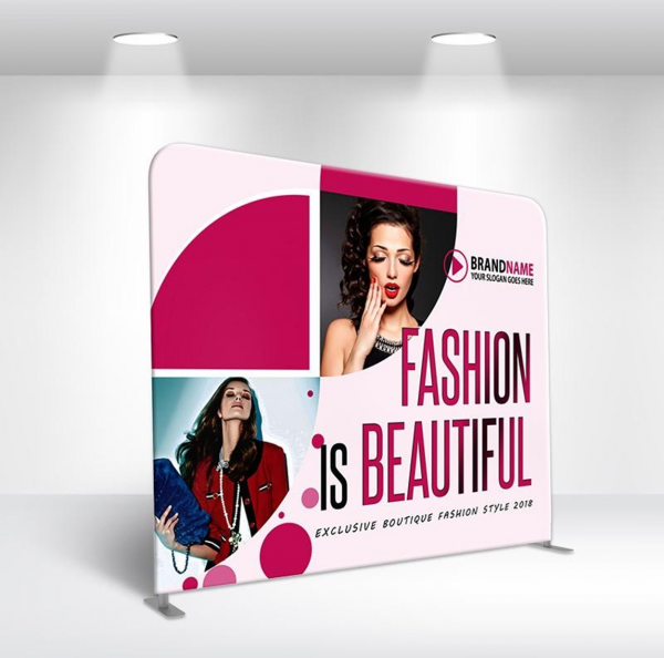 Straight Tension Fabric Display