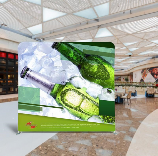 Straight Tension Fabric Display