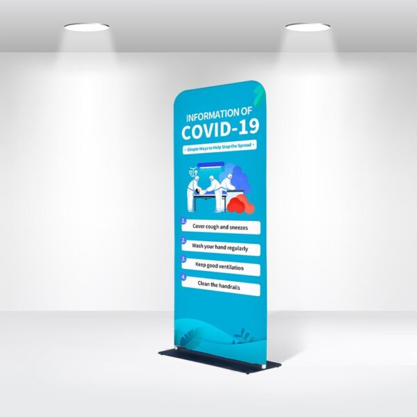 EZ Tube Fabric Banner Stand- Premium