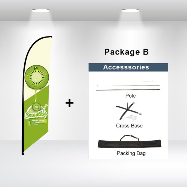 Advertising Flag - Angled