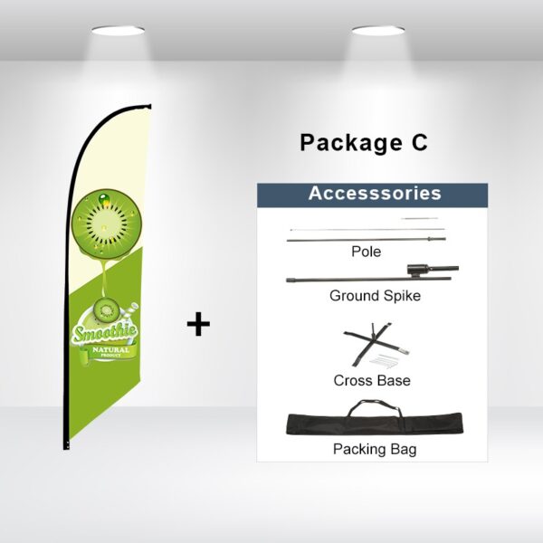 Advertising Flag - Angled