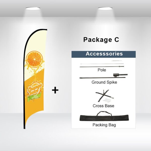 Advertising Flag - Concave