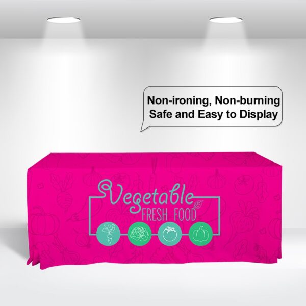 Fitted Table Covers with Open Back