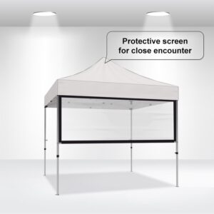 Clear PVC Half Wall