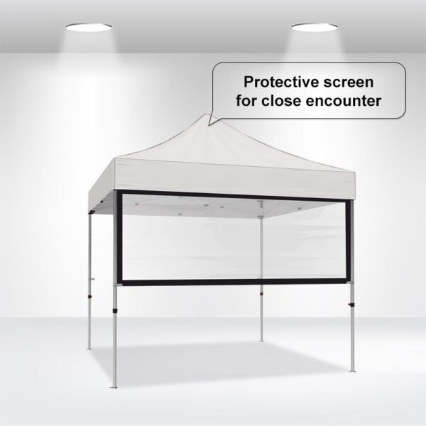 Clear PVC Half Wall