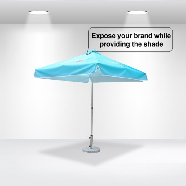 Square Patio Umbrellas with Valances - 2m x 2m