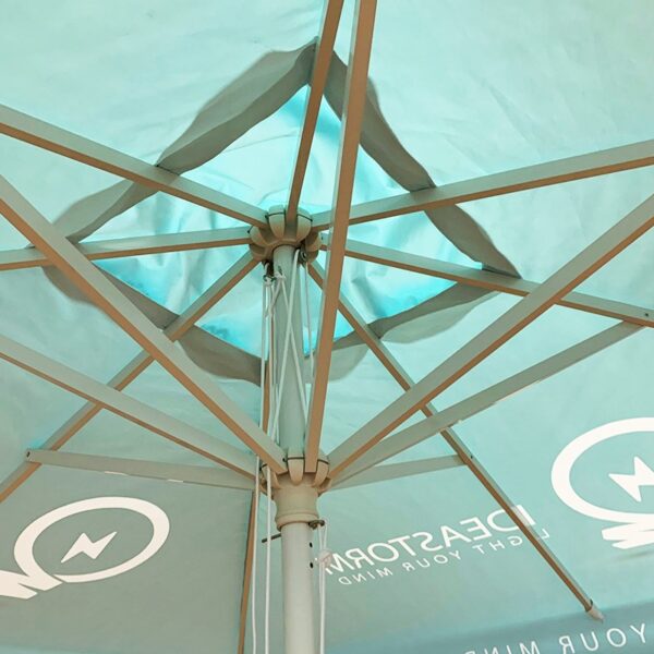 Square Market Umbrellas with Valances - 3m x 3m