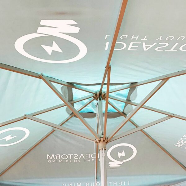 Square Market Umbrellas with Valances - 3m x 3m