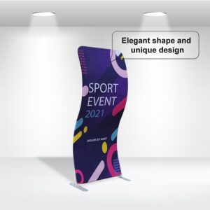 S-Shape Fabric Banners Stands