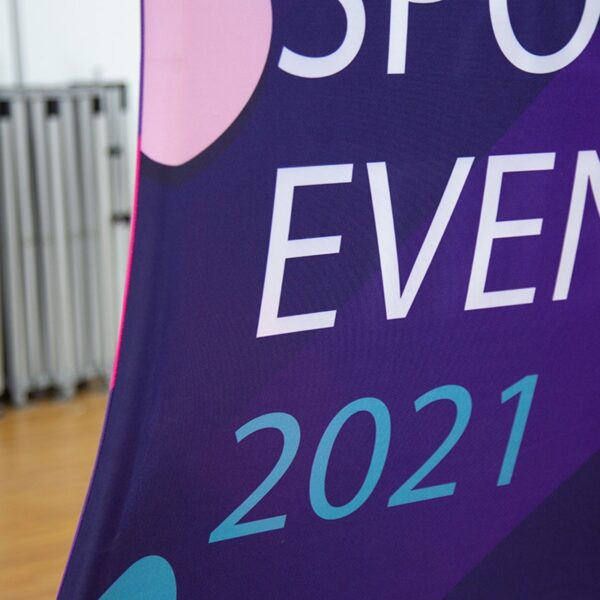 S-Shape Fabric Banners Stands