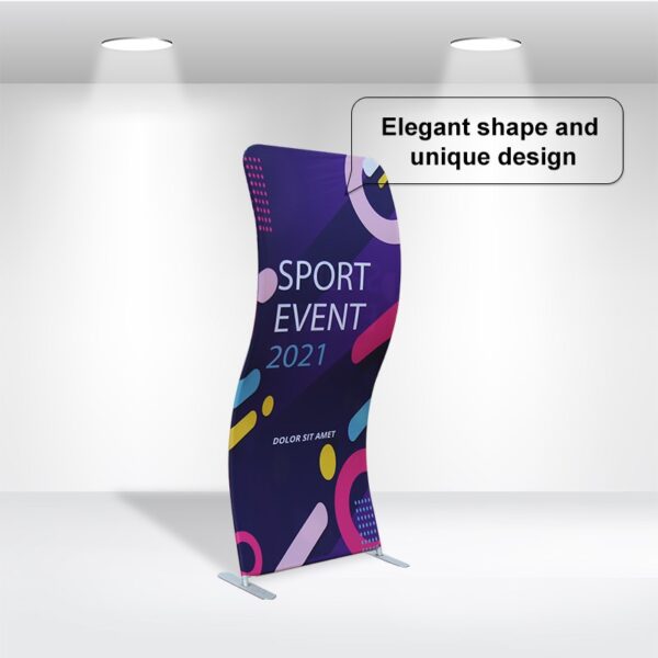 S-Shape Fabric Banners Stands